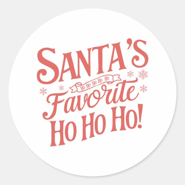 Navidad | Pegatina de Año Nuevo (Anverso)