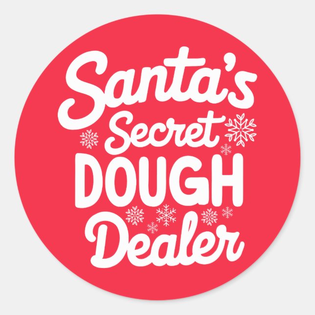 Navidad | Pegatina de Año Nuevo (Anverso)