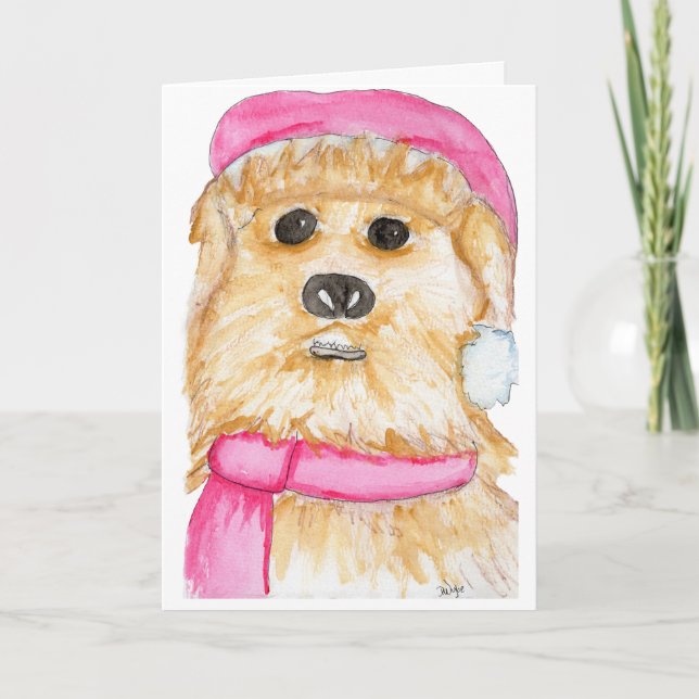 Navidad - Perro de Santa (Anverso)