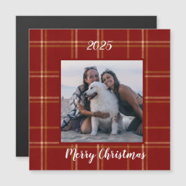Navidad personalizable de herencia escocesa roja
