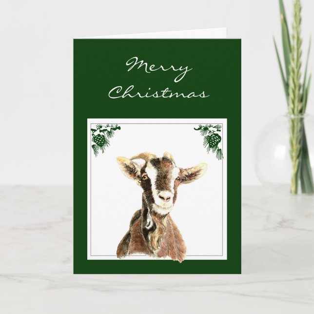 Navidad Personalizada Consigue tu Cabra, Humor (Anverso)
