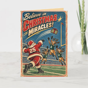 Navidad personalizada de fútbol americano