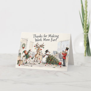 Navidad Personalizada Divertida para Compañeros de