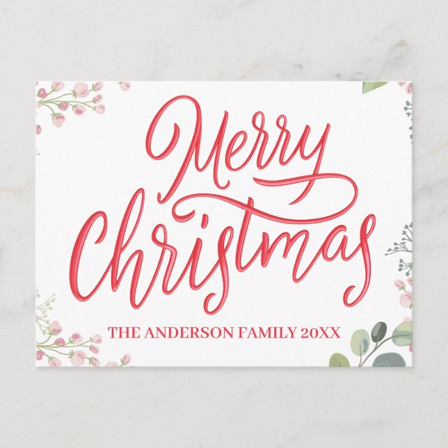 Navidad Personalizada Feliz (Anverso)