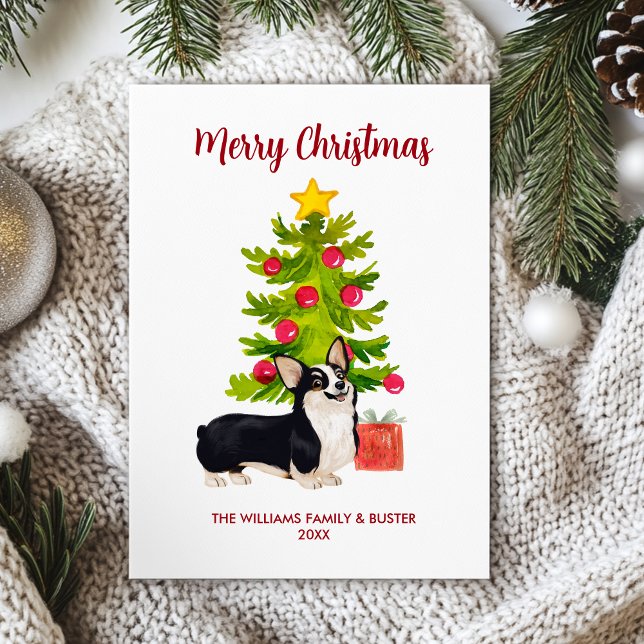 Navidad personalizada para perro Corgi (Subido por el creador)