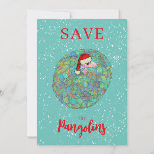 Navidad Personalizada Salva al Pangolín