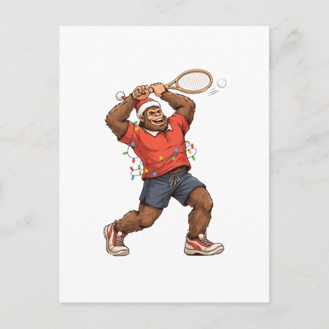 Navidad Pie Grande Sasquatch Tenis 2026 Fiesta  (Anverso)