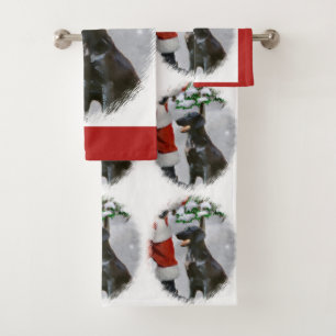 Navidad Plano-Revestido del perro perdiguero