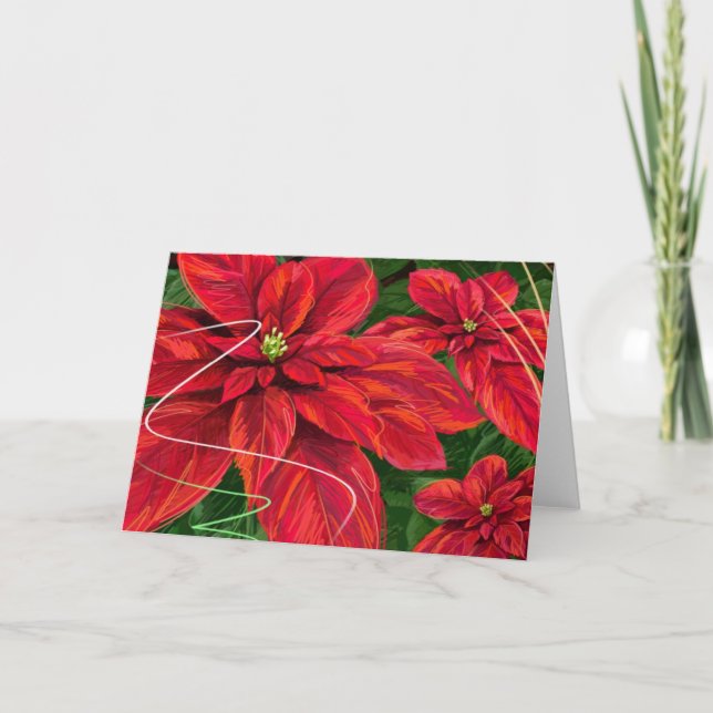 Navidad Poinsettas (Anverso)