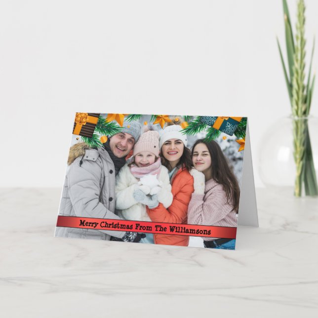 Navidad Presenta fotos de marco de pinturas (Anverso)