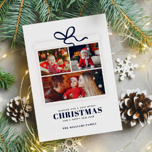 Navidad Presente 3 Personalizado de Collage de fot