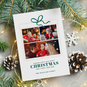 Navidad Presente 3 Personalizado de Collage de fot