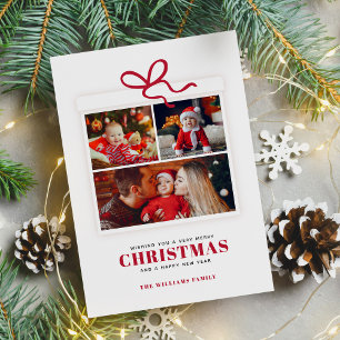 Navidad Presente 3 Personalizado de Collage de fot