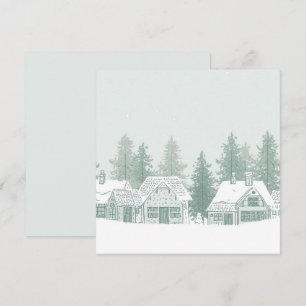Navidad Pueblo Invernal Vintage