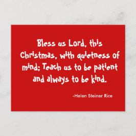 Navidad que bendice la postal