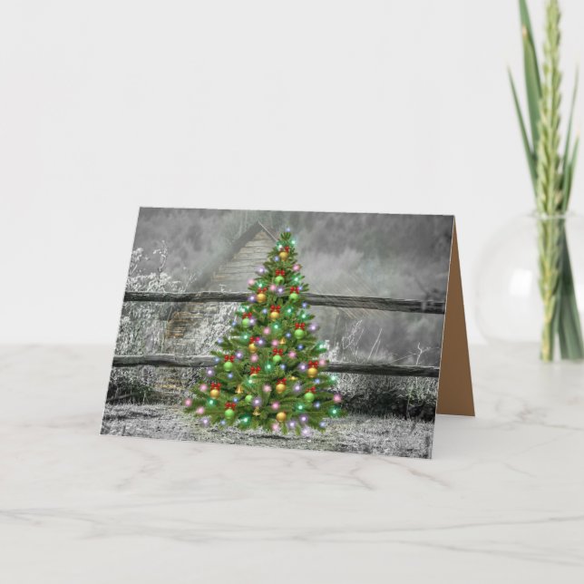 Navidad rancho rústico (Anverso)
