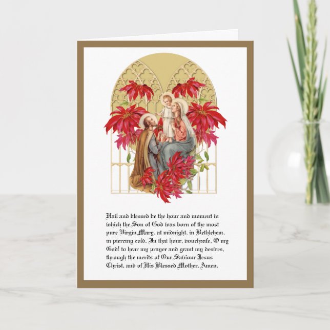 Navidad Religiosa Novena de San Andrés Sagrada Fam (Anverso)