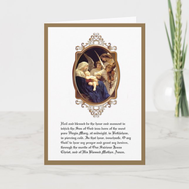 Navidad Religiosa Novena de San Andrés Virgen Marí (Anverso)