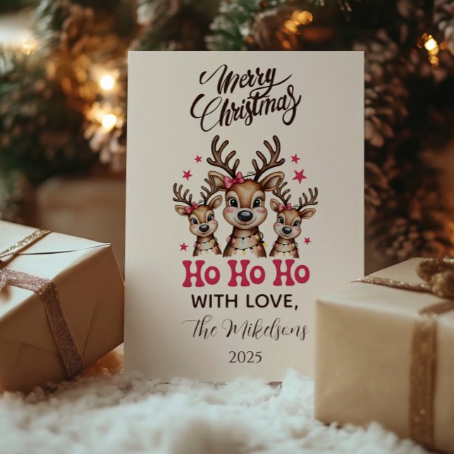 Navidad Reno Ho Ho Ho (Subido por el creador)
