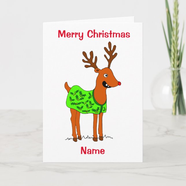 Navidad Reno Lindo (Anverso)