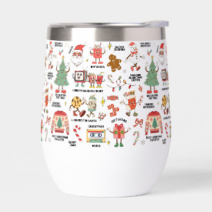 Navidad Retro Nostálgica Verde y Rojo