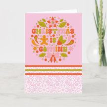 Navidad Retro Personalizada de Mitad de Siglo