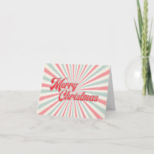Navidad Retro Sunburst Merry