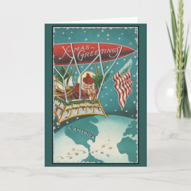 Navidad Retro Victoriana Antigüedad (Anverso)