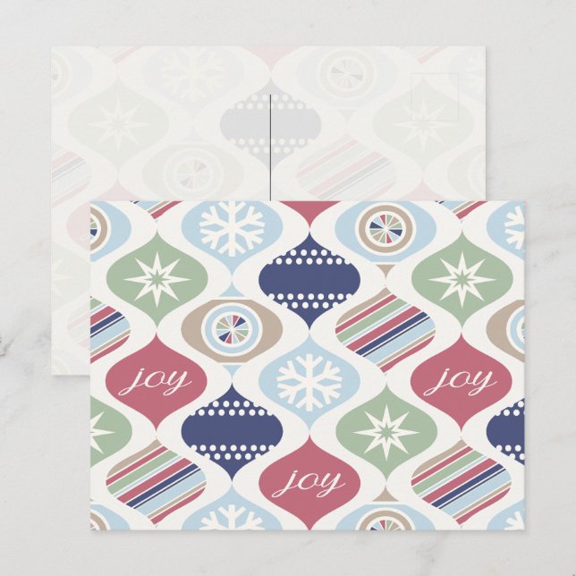Navidad Retro Vintage de Lujo (Anverso / Reverso)