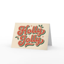 Navidad Retro Vintage Holly Jolly