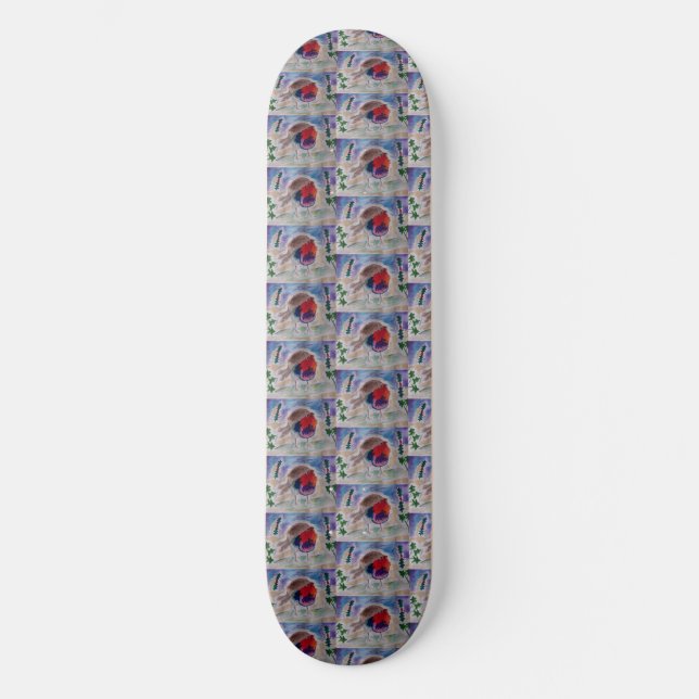 Navidad Robin Skateboard (Anverso)