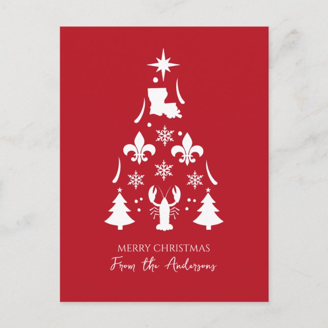 Navidad Roja Cajún Feriada (Anverso)