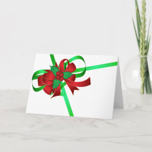 Navidad rojo del espacio en blanco de la baya del