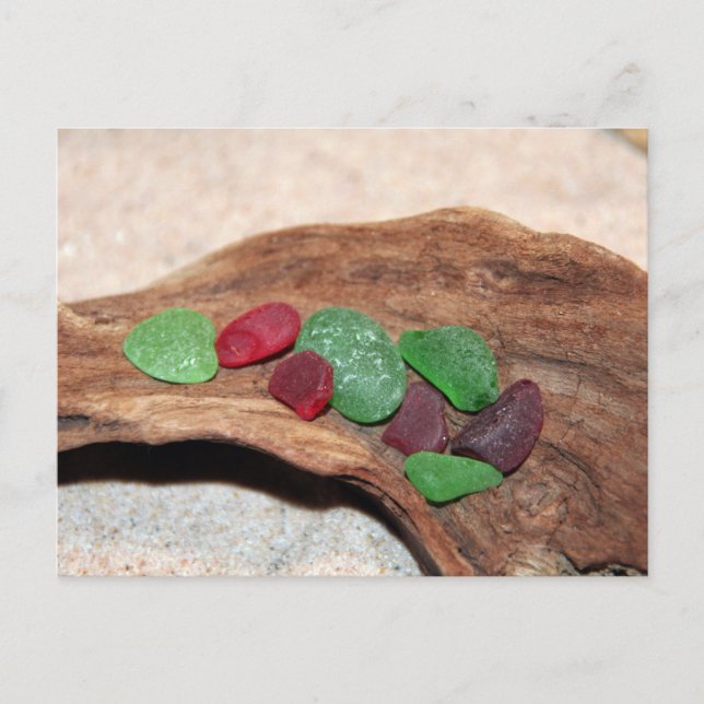 Navidad rojo y verde de Seaglass (Anverso)