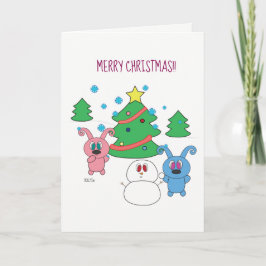 Navidad Rollys - una tarjeta de Navidad