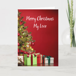 Navidad Romántica Roja Esposa o Novia