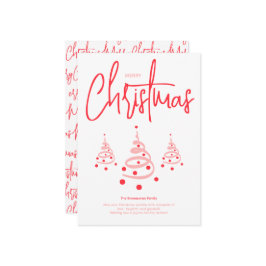 Navidad rosa elegante