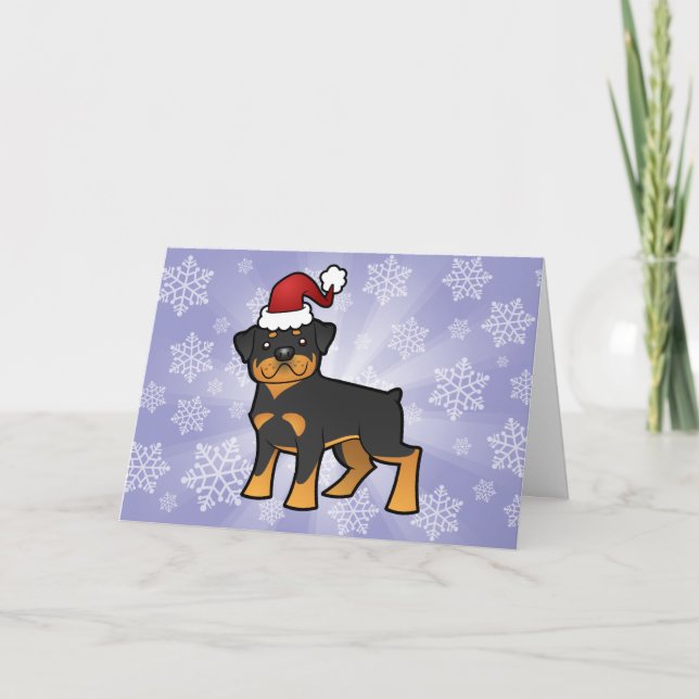 Navidad Rottweiler (Anverso)