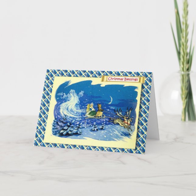 Navidad ruso del vintage, Santa fantasma (Anverso)