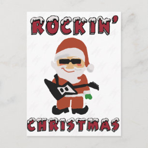 Navidad Santa fresco de Rockin