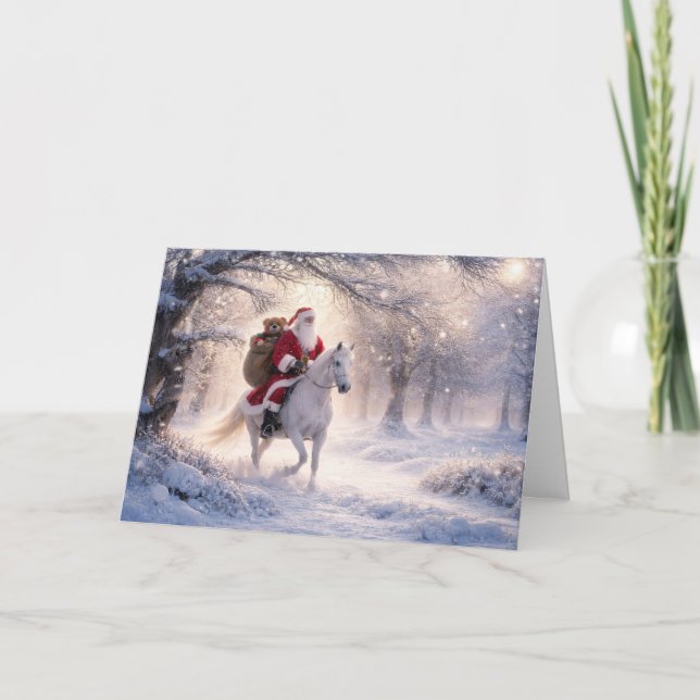Navidad Santa y Caballo (Anverso)