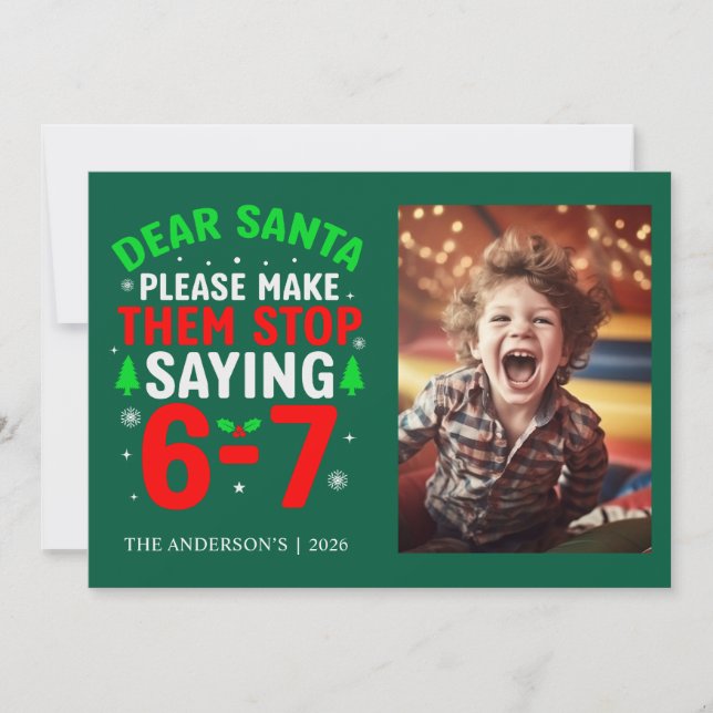 Navidad Seis Siete Divertida y Sarcástica  (Anverso)
