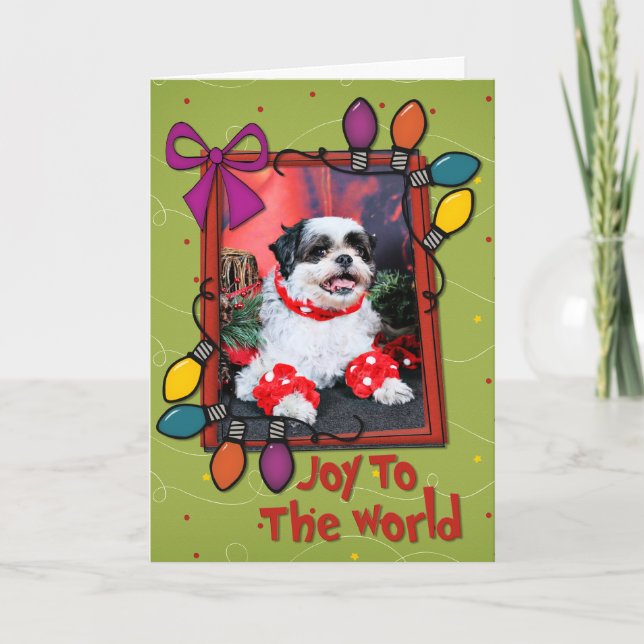 Navidad - Shih Tzu - Mishka (Anverso)