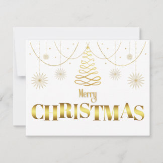 Navidad simple destello oro y blanco 
