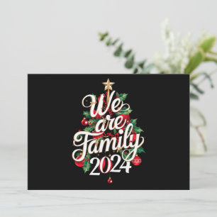 Navidad Somos Familia 2024 Pijama a Juego 