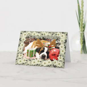 Navidad - St Bernard - azul