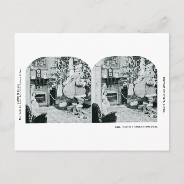 Navidad Stereoview - vintage (Anverso)