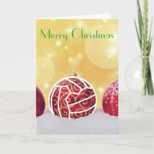 Navidad temático de la bola del Netball que saluda