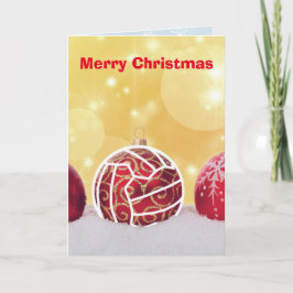Navidad temático del Netball del amor que saluda
