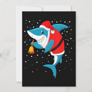 Navidad - Tiburón divertido de Navidad
